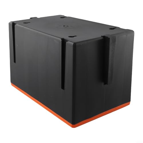 Simplified Organization Multifunktionale Kunststoff-Werkzeug-Aufbewahrungsbox mit 4 oder 12 Fächern (4 Fächer, orange) von MeevrgR