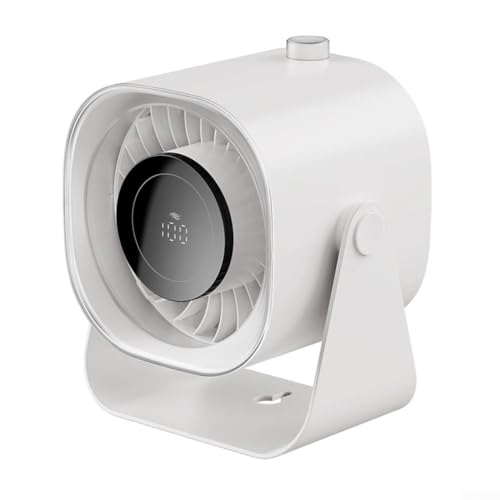 Smart-Desktop-Ventilator mit LED-Bildschirm, flexiblen Montagemöglichkeiten und langlebiger Stromversorgung von MeevrgR