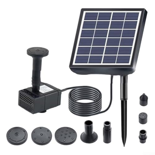 Solar-Springbrunnenpumpe mit 5 Düsen, perfekt für Vogelbäder und kleine Teiche in Ihrem Außenbereich Solar-Springbrunnenpumpe mit 5 Düsen, perfekt für Vogelbäder und kleine Teiche in Ihrem Außenbereich von MeevrgR