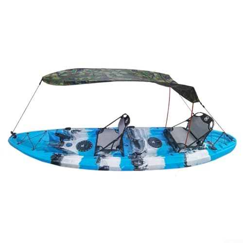 Sonnenschutz Baldachin für Einzelkajak Kanu, Universalgröße und leichtes Design (Camouflage) von MeevrgR