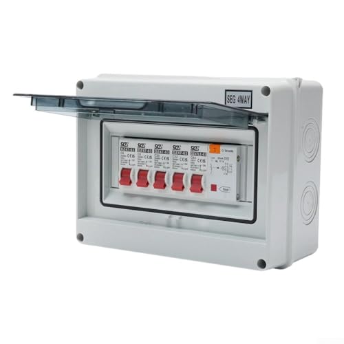 Tragbare 4-Wege-Werkstatt-Verbrauchereinheit mit RCD und 4 x MCB geeignet für Garage und Wohnwagen Tragbare 4-Wege-Werkstatt-Verbrauchereinheit mit RCD und 4 x MCB geeignet für Garage und Wohnwagen von MeevrgR