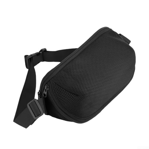 Tragbare Nylon Lautsprechertasche mit wasserdichtem Design und verstellbarem Gurt für JBL Flip 76, geeignet für Outdoor-Aktivitäten und Reiseschutz (Schwarz) von MeevrgR