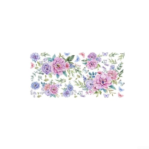 Wandsticker mit Blumen und Schmetterlingen für schnelle Heimdekorationsprojekte von MeevrgR
