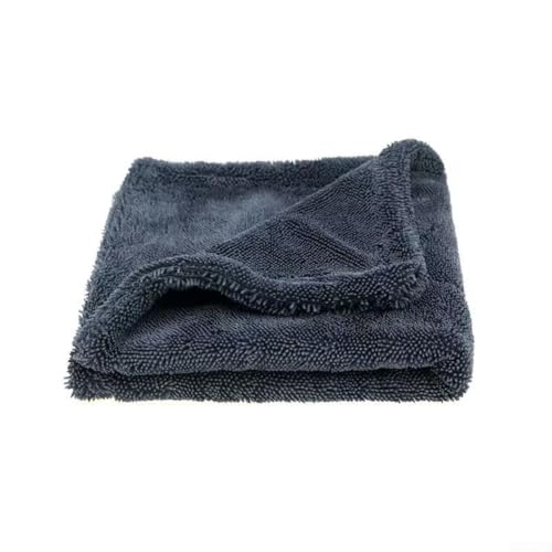 Weiches Mikrofaser-Autowaschhandtuch für schnelle Wasseraufnahme und schnell trocknend, geeignet für Autopflege, Polieren und Reinigen von Glas und Spiegeln (40 x 40 cm) von MeevrgR