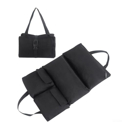 Werkzeugtasche zum Aufrollen mit Canvas-Konstruktion und mehreren Reißverschlusstaschen für organisierte Aufbewahrung, entworfen mit einem Befestigungsriemen und Schnallenverschluss für Portabilität Werkzeugtasche zum Aufrollen mit Canvas-Konstruktion und mehreren Reißverschlusstaschen für organisierte Aufbewahrung, entworfen mit einem Befestigungsriemen und Schnallenverschluss für Portabilität von MeevrgR