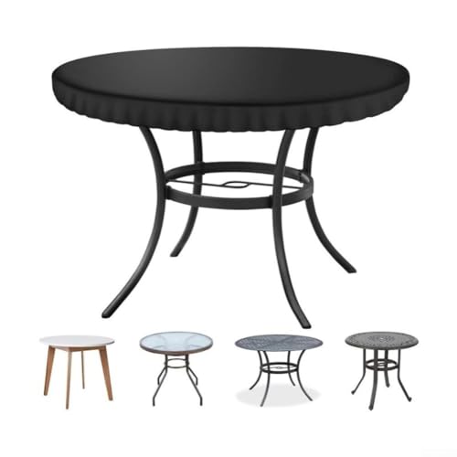 Wetterfeste, runde Tischdecke für Outdoor-Tische, leicht und einfach zu bedienen (78 x 10 cm) von MeevrgR