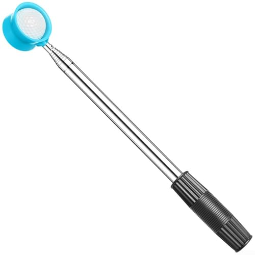 Zuverlässiger Golfball-Retriever aus Edelstahl mit Teleskopfunktion (blau, 2,7 m) von MeevrgR