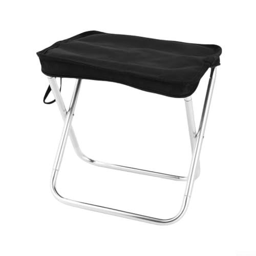und tragbarer Outdoor-Hocker zum Entspannen am Strand oder für Picknicks (schwarz) von MeevrgR