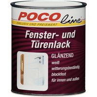 POCOline Acryl Türen- und Fensterlack weiß glänzend ca. 0,75 l POCOline Acryl Türen- und Fensterlack weiß glänzend ca. 0,75 l von Pocoline