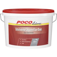 POCOline Raumfarbe Innenraumfarbe weiß ca. 10 l von Pocoline