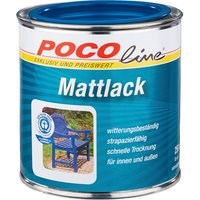 POCOline Acyl Buntlack enzianblau matt ca. 0,25 l von Pocoline