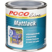 POCOline Acyl Buntlack Silbergrau matt ca. 0,25 l von Pocoline