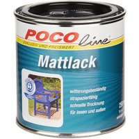 POCOline Acyl Buntlack tiefschwarz matt ca. 0,25 l von Pocoline