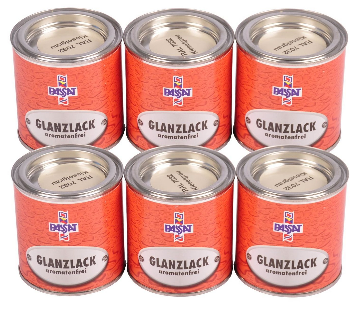 Meffert AG Farbwerke Vollton- und Abtönfarbe Passat Lack 6x 250ml RAL 7032 kieselgrau glänzend Holzfarbe Glanzlack Meffert AG Farbwerke Vollton- und Abtönfarbe Passat Lack 6x 250ml RAL 7032 kieselgrau glänzend Holzfarbe Glanzlack von Meffert AG Farbwerke