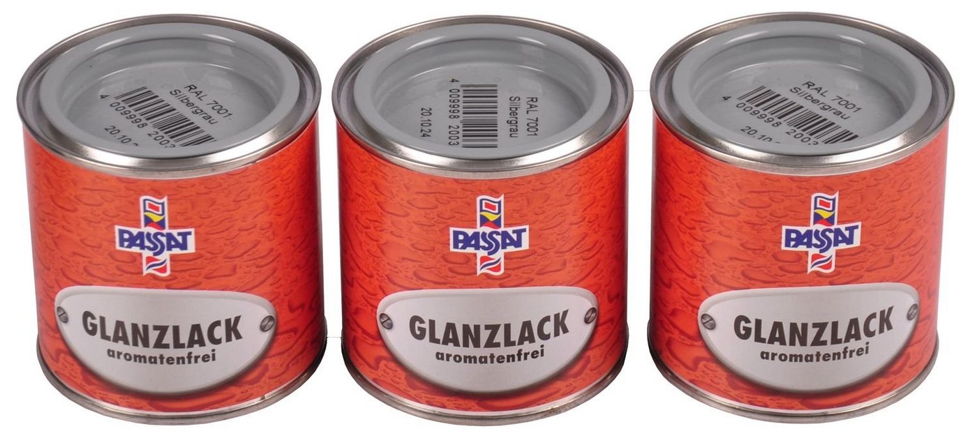 Meffert AG Farbwerke Vollton- und Abtönfarbe Passat Lack 750 ml RAL 7001 silbergrau glänzend Metall Holz Glanzlack Meffert AG Farbwerke Vollton- und Abtönfarbe Passat Lack 750 ml RAL 7001 silbergrau glänzend Metall Holz Glanzlack von Meffert AG Farbwerke