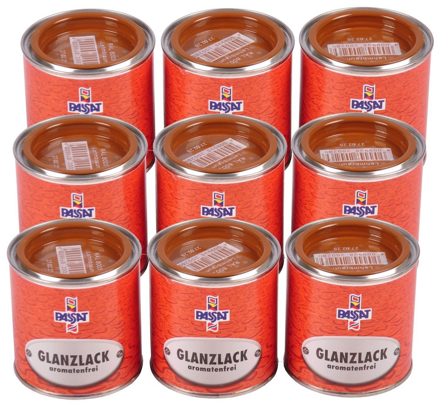 Meffert AG Farbwerke Vollton- und Abtönfarbe Passat Lack 9x 0,25 L lehmbraun glänzend RAL 8003 Metall Holz Glanzlac Meffert AG Farbwerke Vollton- und Abtönfarbe Passat Lack 9x 0,25 L lehmbraun glänzend RAL 8003 Metall Holz Glanzlac von Meffert AG Farbwerke