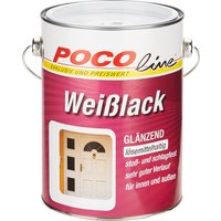 POCOline Weißlack weiß glänzend ca. 2,5 l von Pocoline