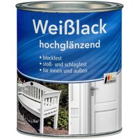 Weißlack weiß hochglänzend ca. 0,75 l von XXXL
