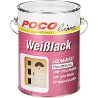 POCOline Weißlack weiß seidenmatt ca. 2,5 l von Pocoline