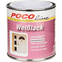 POCOline Weißlack weiß seidenmatt ca. 0,25 l von Pocoline