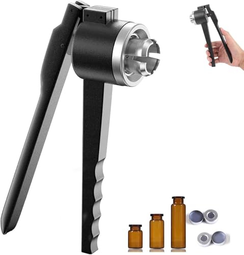 MegLob Alu Plastic Flip Off Prise Crimper, Handbuch 8-32 Mm Flip Flip Purpur, Kleine Glasflaschenhandmaschine, Flaschenkrimpall-Cappen-Werkzeuge, Tragbare Flaschencrimpack-Cappen-Werkzeuge,26mm von MegLob