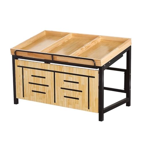 MegLob Einzelhandel Obst Gemüse -Display -Rack, Obst -Gemüse -Snack -Einzelhandelsregal, Multifunktional -Snack -Regal -Organisator, Obst -Organisator Für Markt, Utility Shelf Organizer,A von MegLob