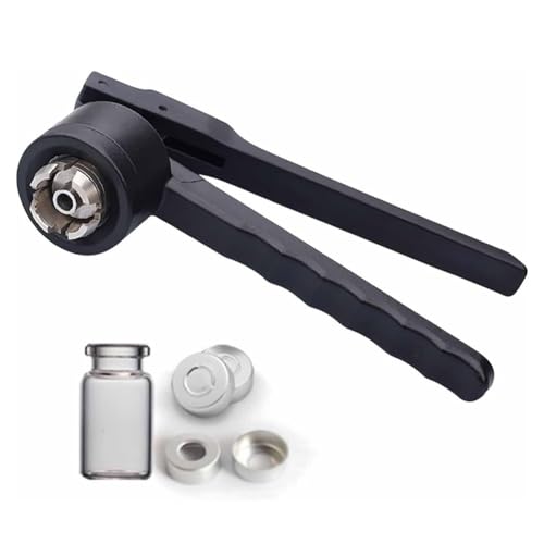 MegLob Flip -Fläschchenkrimper, Manuelle Versiegelung Handversiegelungsmaschine, Flaschenverschluss Crimp -Werkzeug, Manueller Fläschchenkrimper Zum Krimin,13mm von MegLob