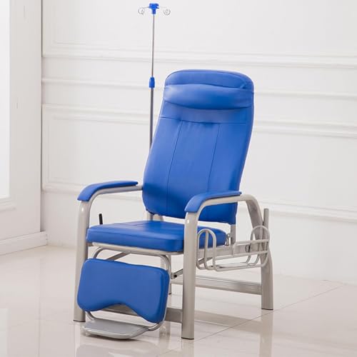 MegLob Gepolsterter Phlebotomie-Liegestuhl, Vollständig Verstellbarer Infusionsstuhl Mit Infusionsständer, Mit Um 90°-160° Verstellbarer Rückenlehne,Blue Padded armrest MegLob Gepolsterter Phlebotomie-Liegestuhl, Vollständig Verstellbarer Infusionsstuhl Mit Infusionsständer, Mit Um 90°-160° Verstellbarer Rückenlehne,Blue Padded armrest von MegLob