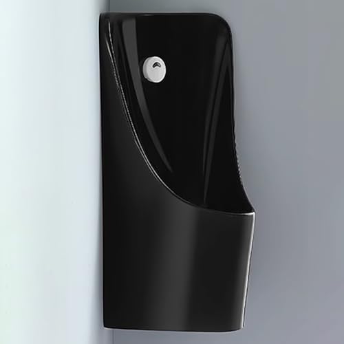 MegLob Moderner Keramikurinal Für Ecke, Raumsparende Männliche Urinal, Handelsmannschaft Des Mannes Für Kleine Badezimmer, Haushaltsspülung Jungen Unalal, Verstecktes Wasserauslas,Schwarz MegLob Moderner Keramikurinal Für Ecke, Raumsparende Männliche Urinal, Handelsmannschaft Des Mannes Für Kleine Badezimmer, Haushaltsspülung Jungen Unalal, Verstecktes Wasserauslas,Schwarz von MegLob