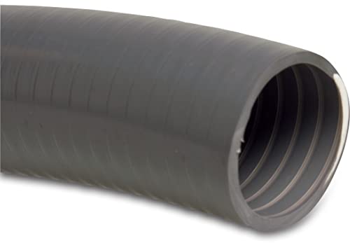 Mega Schwimmbadschlauch PVC 43 mm x 50 mm 6bar Grau 12m Typ Poolflex von Mega Bloks