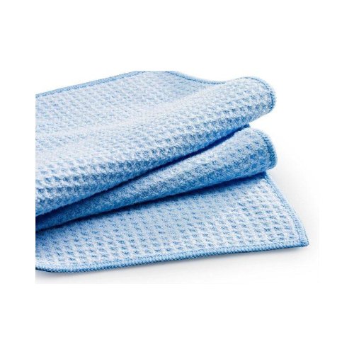 MEGA Clean Mikrofaser Waffeltuch 50x70 blau der Wassermagnet 1 Stück M086/1 von Mega Clean