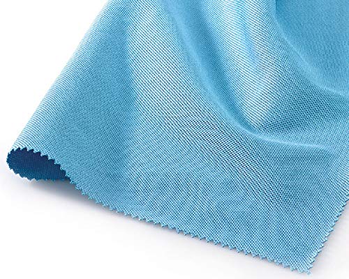 Mikrofaser Gläsertuch 50x70cm blau Mega Clean von Mega Clean