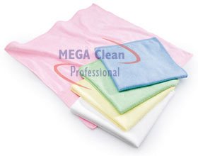 Mikrofasertuch Stretch Light 40x40cm grün Mega Clean von Mega Clean