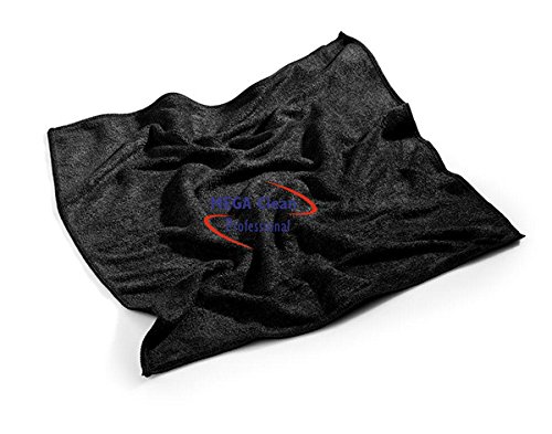 Mikrofasertuch Stretch Light 40x40cm schwarz Mega Clean von Mega Clean