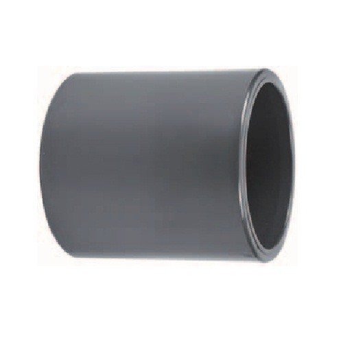 Liquipipe GmbH PVC Muffe 2 x Klebemuffe 110mm Grau Klebemuffe x Klebemuffe PN16 Muffe PVC-U von BEVO
