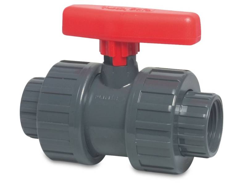 MEGA Gewindefitting Mega PVC Kugelhahn Innengewinde beidseitig, Typ Safe 625, 4 Zoll von MEGA