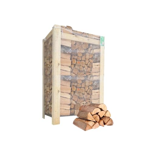 Mega Holz Brennholz ofenfertig im Hartholz-Mix (Buche/Eiche) 1 RM(1,5 SRM) Kaminholz Feuerholz von Mega Holz