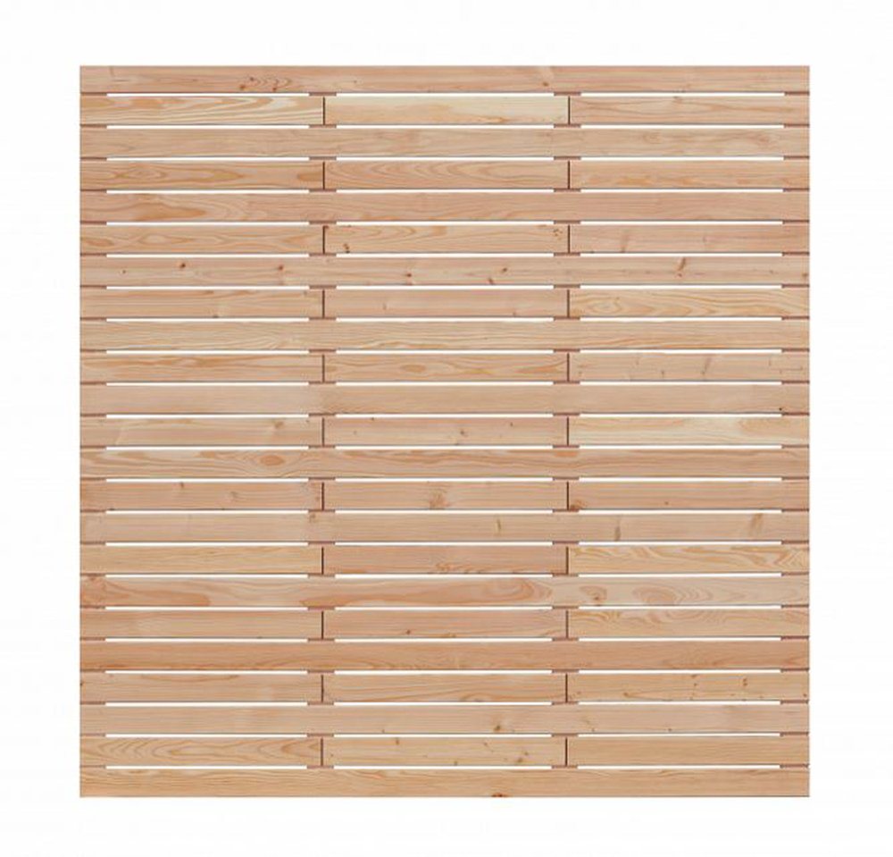 Mega-Holz Sichtschutzelement Valentina Sichtschutzzaun Set, (Sparset, 43-St., Set bestehend aus Sichtschutz, Pfosten & Flechtzaunhalter) von Mega-Holz