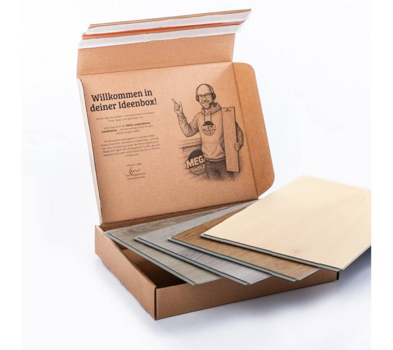 Mega-Holz Vinyllaminat ANDALUSIEN Klick Vinylboden in Holzoptik PVC mit Trittschalldämmung, Packung, 4 St., Wasserfest und für Fußbodenheizung & Feuchträume, Muster Set 4 Farben Mega-Holz Vinyllaminat ANDALUSIEN Klick Vinylboden in Holzoptik PVC mit Trittschalldämmung, Packung, 4 St., Wasserfest und für Fußbodenheizung & Feuchträume, Muster Set 4 Farben von Mega-Holz