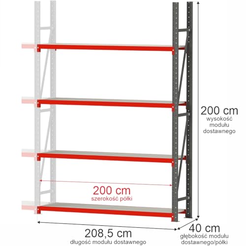 Mega-M Fortis Regal: Robustes Anbaumodul aus pulverbeschichtetem Stahl. Es trägt 350 kg pro Boden und ist einfach und werkzeuglos zu montieren. Mega-M Fortis Regal: Robustes Anbaumodul aus pulverbeschichtetem Stahl. Es trägt 350 kg pro Boden und ist einfach und werkzeuglos zu montieren. von Mega-M