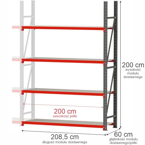 Mega-M Fortis Regal: Robustes Anbaumodul aus pulverbeschichtetem Stahl. Es trägt 350 kg pro Boden und ist einfach und werkzeuglos zu montieren. Mega-M Fortis Regal: Robustes Anbaumodul aus pulverbeschichtetem Stahl. Es trägt 350 kg pro Boden und ist einfach und werkzeuglos zu montieren. von Mega-M