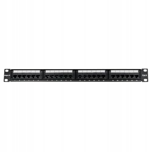 Mega-M Patchpanel Rack 19" Cat6 24p UTP schwarz N von Mega-M