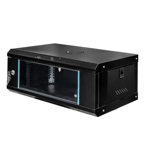Mega-M Rack 19" 4U Rack Hänger Server Metall 60x35x24cm schwarz (MTP002976) von Mega-M