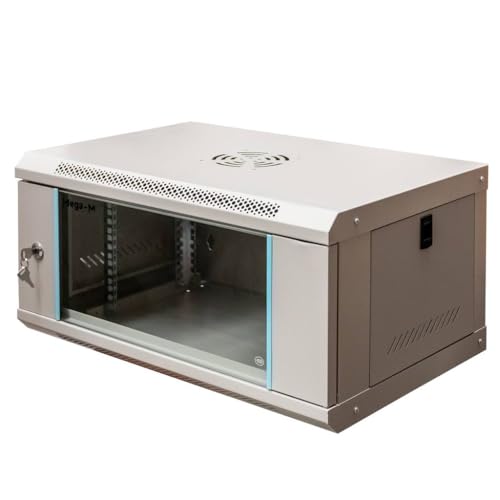 Mega-M Rackschrank Mega-M 19" 6HE 300x600x400 Wandmontage grau N von Mega-M