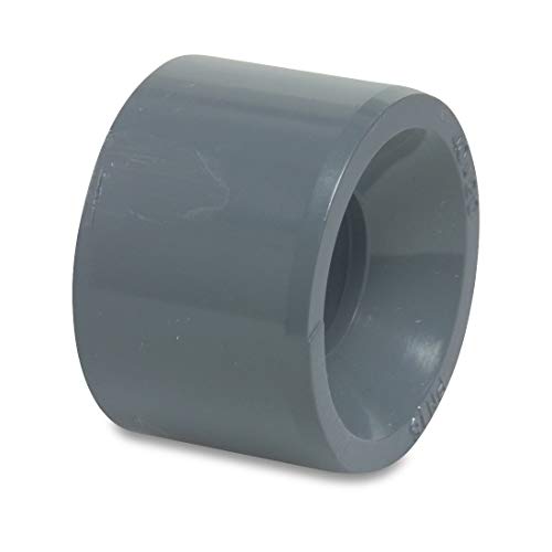 Liquipipe GmbH PVC Reduktion kurz 63mm Grau Klebemuffe x Klebemuffe PN16 32mm Reduktion PVC-U von BEVO