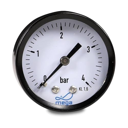 Manometer 50 mm Außengewinde hinten 1/4'' von BEVO