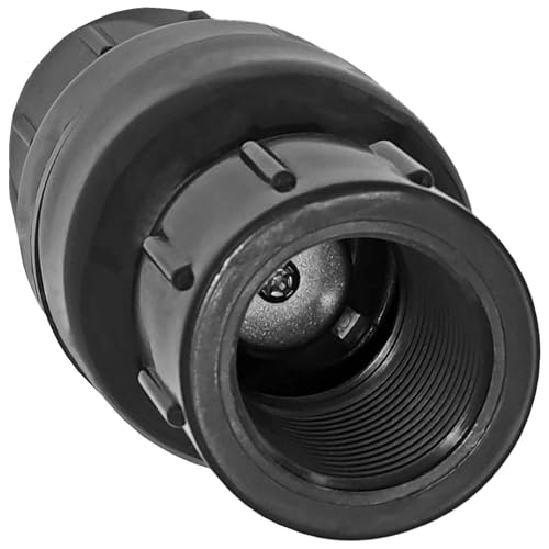 MegaHaustechnik Gewinde Fitting Verschraubung aus Kunststoff PP PE PVC - Rückschlagventil mit 1/2" Rohr Zoll Innengewinde IG MegaHaustechnik Gewinde Fitting Verschraubung aus Kunststoff PP PE PVC - Rückschlagventil mit 1/2" Rohr Zoll Innengewinde IG von MegaHaustechnik