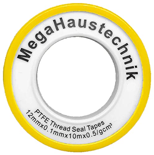 MegaHaustechnik 1 Rolle Gewindedichtband Teflon Teflonband PTFE Abdichten Dichtungsband Teflonband Dichtband von MegaHaustechnik