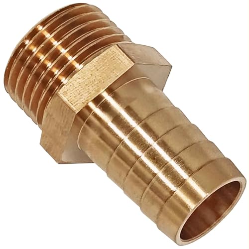 Schlauchtülle mit 2 Zoll Außengewinde und AußenØ 50mm - Schlauchtülle AG Tülle 50mm (2" Schlauch) - 2" AG Messing Fitting alle Sorten von MegaHaustechnik