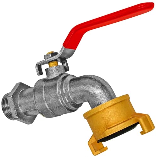 3/4 Zoll Außengewinde Auslaufhahn Voller Durchlass mit GEKA Anschluss von MegaHaustechnik